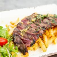 Bistecca · Churrasco Steak (Served With Parmesan Fries & House Salad)