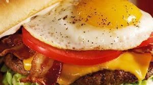La Tejana Burger · Topped with Cheddar cheese, smoked crispy bacon, organic fried egg. 8 oz grass fed beef blen...