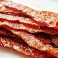 Smoked Crispy Bacon · Local farm purveyor. Gluten free.