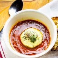Herbed Goat Cheese In House Red Sauce · CAPRINO alle ERBE	
Warm Herb Goat Cheese, Tomato Sauce