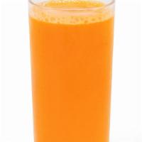 Orange Carrot Twist Juice · Orange and carrot juice.