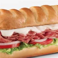 Pastrami Hero Sub Sandwich · Delicious Sub sandwich made with Pastrami. Served with a side of Potato chips, pickles, and ...