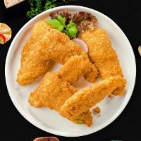 Chicken Tenders · (3 pieces) Chicken tenders breaded and fried until golden brown.