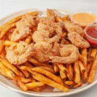 Fried Shrimp (10) & Fries  · 