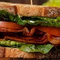 Classic Blt Sandwich · Bacon, lettuce, and tomato with mayonnaise spread on choice of bread.