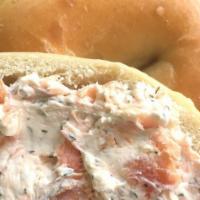 Lox Spread · our cream cheese with lox pieces