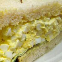 Egg Salad Special · Bagel Talk homemade Egg salad with a choice of side of potatoes, macaroni, pasta salad or co...