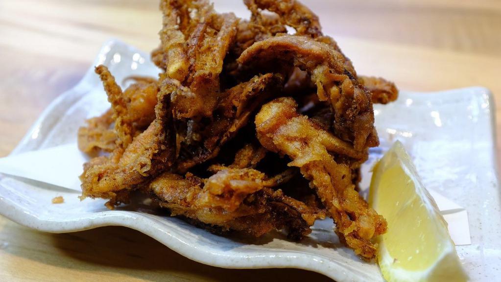 Fried Squid Legs · Deep fried squid legs.