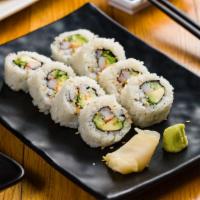 California Roll · Avocado, Cucumber, Crab stick w. sushi rice