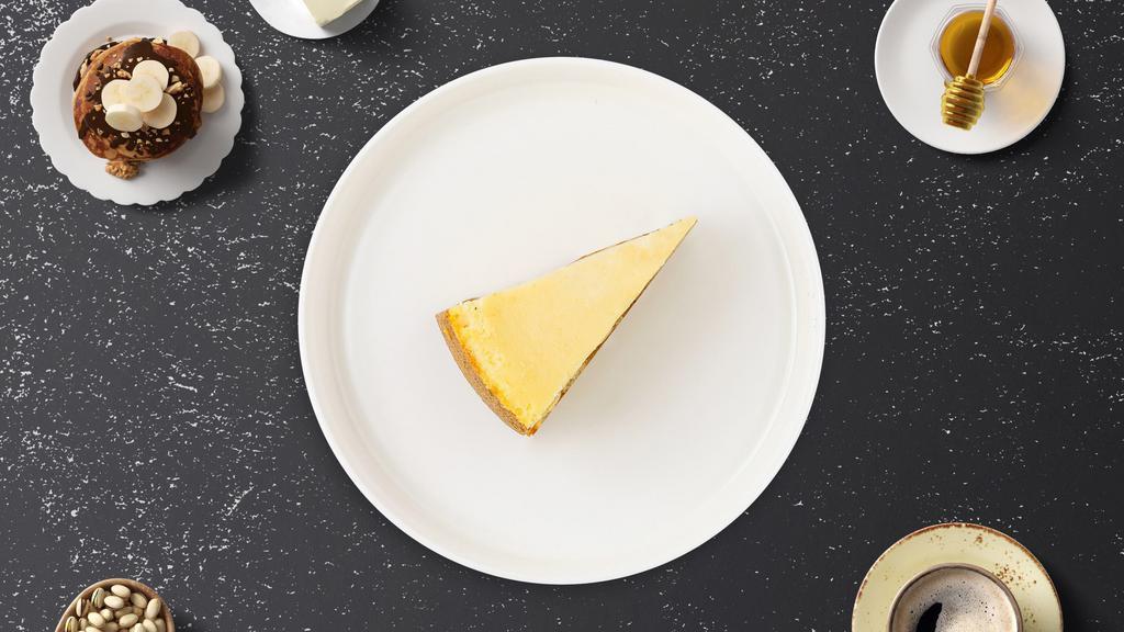 Cheesecake · Original cheesecake is decadently rich in taste, but fluffy in texture. It is also distinguished by a generous amount of sour cream used in the recipe.