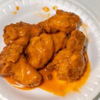Buffalo Wings · With blue cheese.