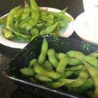 Bamboo Steamed Edamame · 