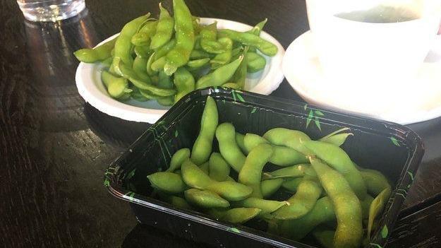 Bamboo Steamed Edamame · 