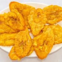 Fried Plantains / Tostones · traditionally prepared fried plantains / plátanos fritos preparados tradicionalmente