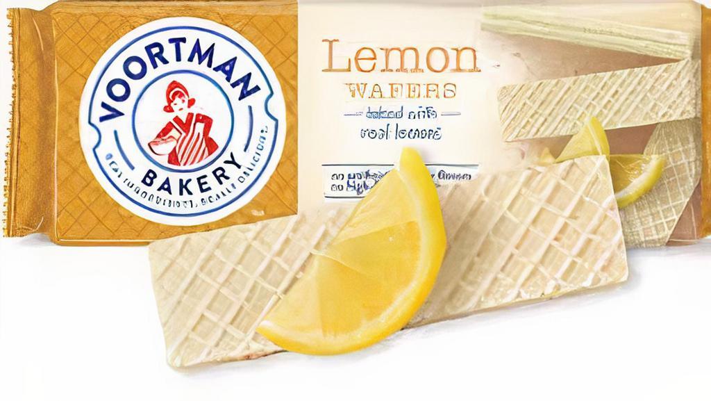 Voortmans Lemon Wafer Cookies · Lemon, in a wafer cookie? Tart and sweet blend for an addictive cookie: bet you can't have just one!