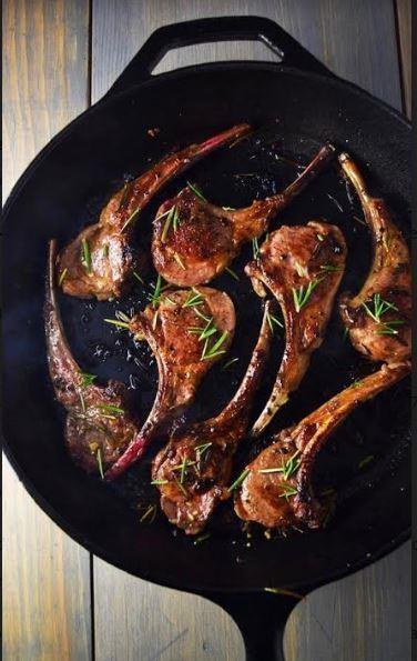 Lamb Chops · Char-grilled baby lamb chops marinated with chef's special seasoning