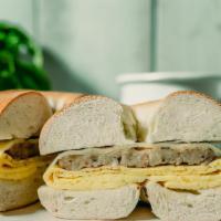 Bagel Eggwich · GOLDEN SCRAMBLED EGG, CHOICE OF MEAT and CHEESE