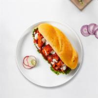 Buffalo Chicken Sandwich · Buffalo chicken with cheese, lettuce, and tomato. Served on your choice of bread.