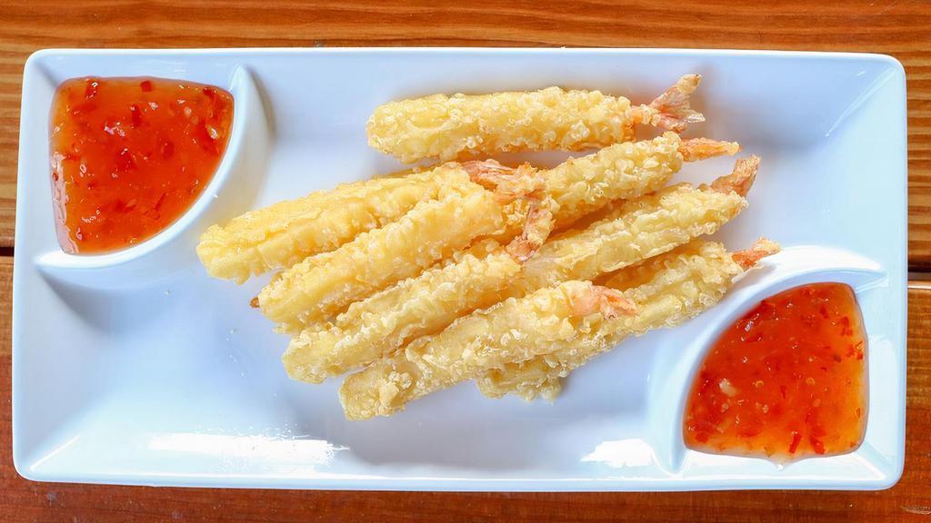 Shrimp Tempura  · 6 pc. With sweet chili dipping sauce.