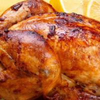 Pollo Al Horno · Baked chicken.