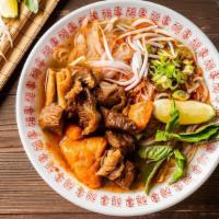 Beef Braised Stew Pho Noodle Soup · 