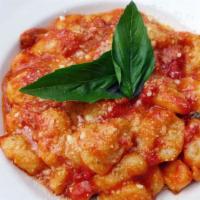 Uncle Tony'S Gnocchi
 · With tomatoes, basil and parmigiano.