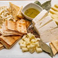 Cheese Part Tray · Serves 8      
Includes Greek Feta cheese, Greek Kefalotiri cheese, Armenian string cheese, ...