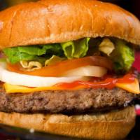 Build Your Own Burger · Seven-ounce burger.
