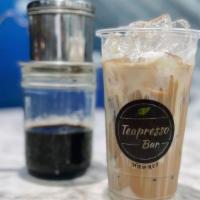 Iced Vietnamese Milk / Black · Traditional Vietnamese coffee,  brew robusta beans through metal drip filter, top with conde...