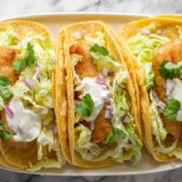 Steak Tacos · Three street-style, soft shell tacos with juicy grilled steak, fresh onions, radish and cila...