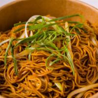 Pan Fried Sweet Soy Noodles · Vegan. Hong Kong street-style stir-fried noodles with bean sprout.