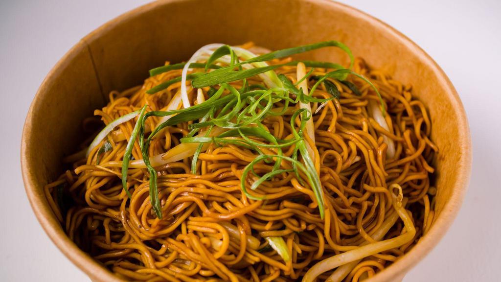 Pan Fried Sweet Soy Noodles · Vegan. Hong Kong street-style stir-fried noodles with bean sprout.