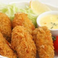 Japanese Style Fried Oysters (5 Pieces) 炸生蚝（5只） · 