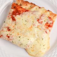 Sicilian Cheese Pizza · Cheese and tomato sauce. Classic cheese or create your own pizza. Square 16