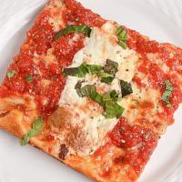 Grandma Cheese Pizza · Classic cheese or create your own pizza. Eight slices.