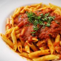 Penne Filetto Di Pomodoro · Fresh tomato, basil, and garlic
