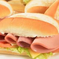 Bologna Sandwich · Fresh and juicy bologna with lettuce, tomatoes, and cheese on your choice of bread.