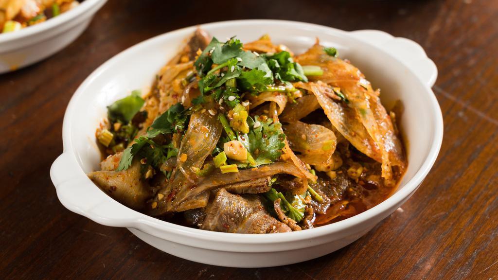 Ox Tongue & Tripe In Spicy Sauce · Hot and spicy level 3.