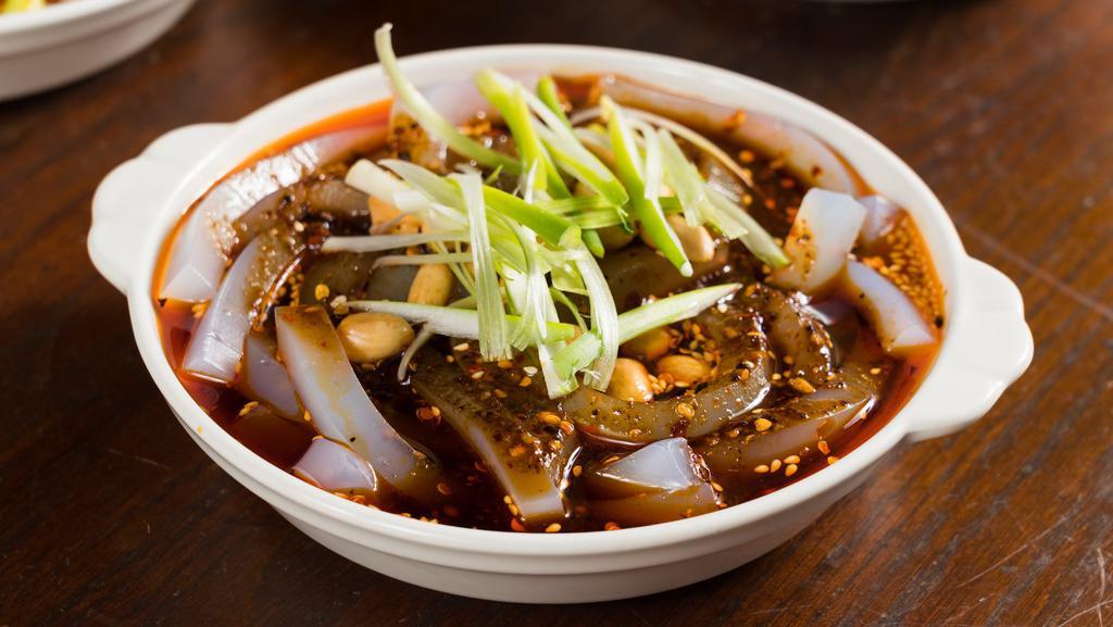 Spicy Mung Bean Noodle · Hot and spicy level 3.