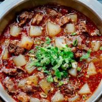 Spicy Beef W. Mung Bean Noodles  · 