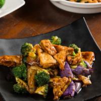 Tripe Delight (Tofu, Broccoli, Eggplant) · 