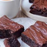Brownie · One housemade chocolate brownie with chocolate chips