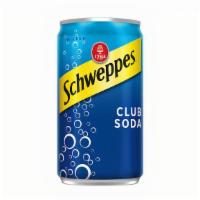 Schweppes Club Soda - 12 Oz Can · Incredibly crisp and perfectly refreshing club soda.