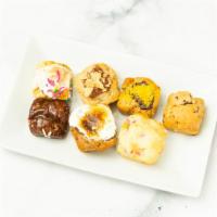 Birthday Cake (12Pcs) · Yummy birthday cake cookie bites complete with imported French white chocolate chunks and co...