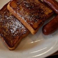 French Toast · With ham, bacon, canadian bacon, sausage links, sausage patty, turkey sausage, taylor ham or...