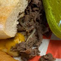 Philly Cheesesteak · on a 12