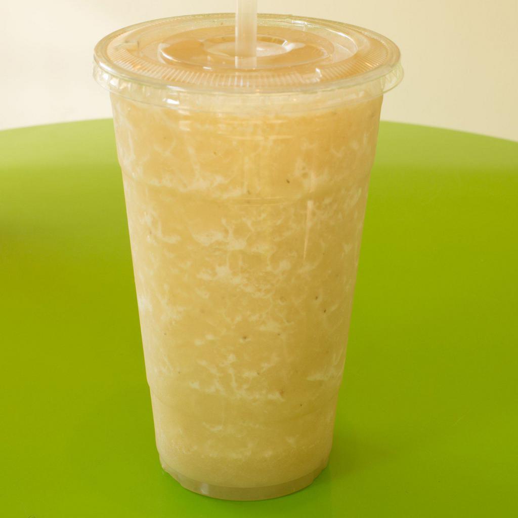 Coco Loco · 24 oz Smoothie with pineapple, mango, banana, and coconut water.