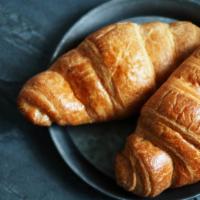 Plain Croissant · Flaky, buttery, golden croissants.