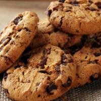 Chocolate Chip Cookie · Super-sized cookie with loads of chocolate chunks.