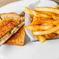 Adult Grilled Cheese · 7grain bread, brie cheese, apple, fig jam
